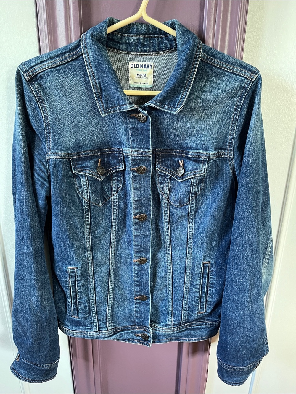 Old Navy Classic Medium Blue Denim Jacket